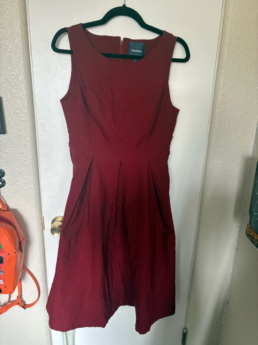 ModCloth Womenβs Red Vintage Inspired Dress Size L